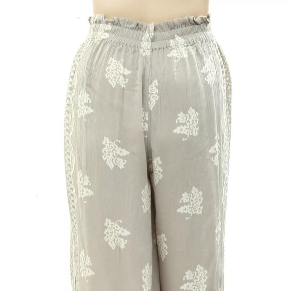 Out From Under Urban Outfitters Floral Printed Trouser Pants High Rise S 217176 - Picture 3 of 4